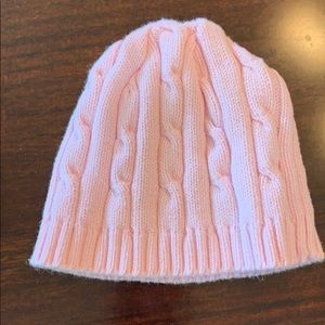 Pink Knit Baby Hat